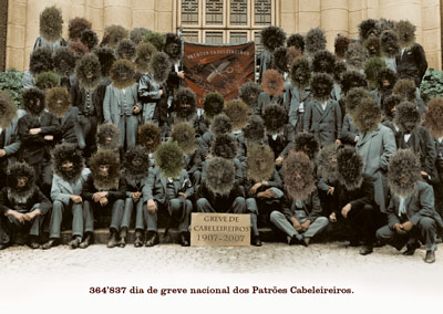 364’837 dia de greve nacional dos Patrões Cabeleireiros.